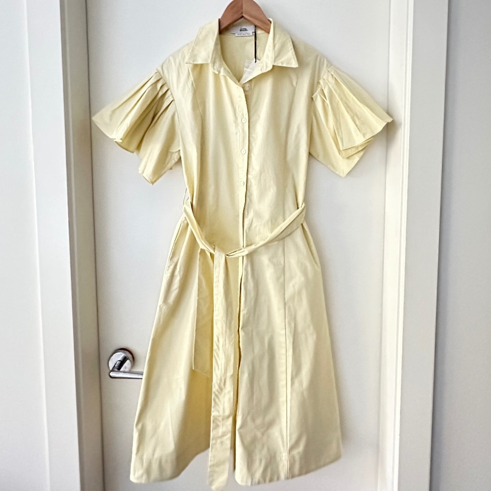Dusty Yellow Summer Dress